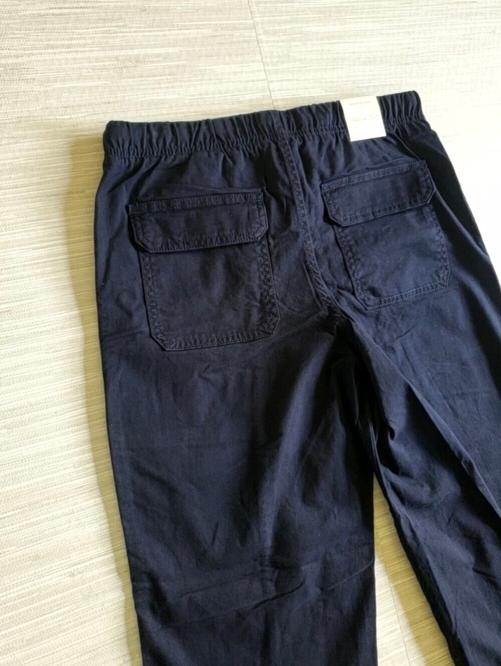 Banana Republic Mid Rise Tapered Chino Navy Blue Pants Size Small NWT Drawstring - Picture 5 of 7